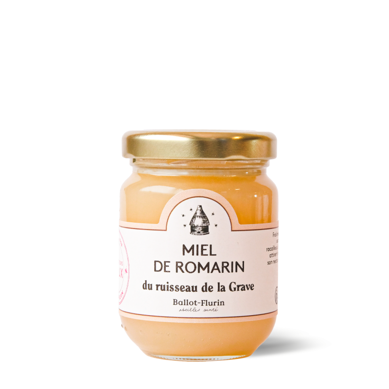 Miel de Romarin du ruisseau de la Grave - 125g