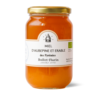 Miel d'Aubépine et Érable des Pyrénées - 480g