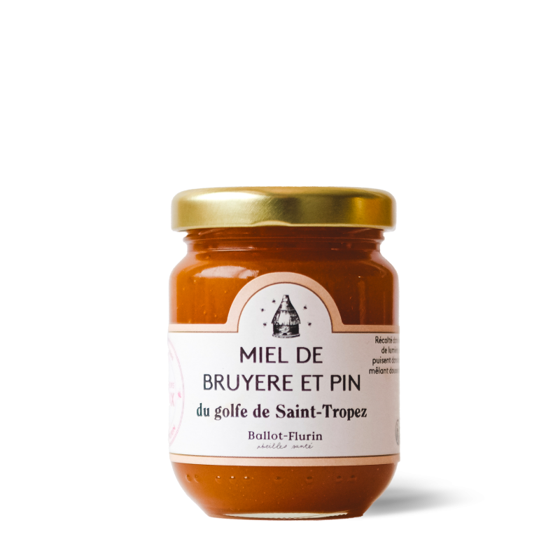 Miel de Bruyère Blanche des Pyrénées et Pin Parasol - 125g