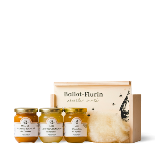 Coffret cadeau "3 petits Miels Grands crus"