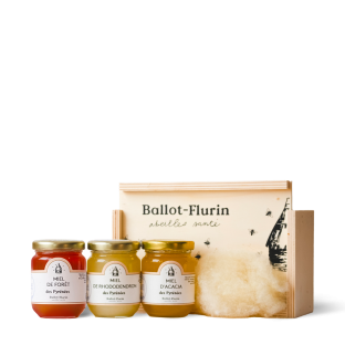Coffret cadeau "3 petits Miels Grands crus"