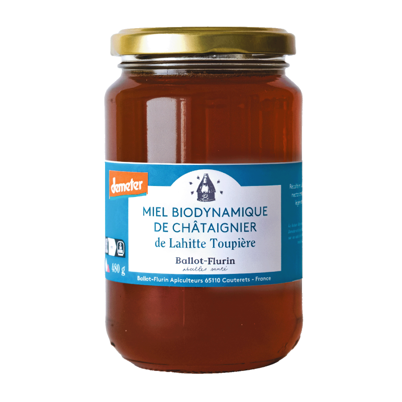 Biodynamic Chestnut Honey from Lahitte-Toupière - 480g