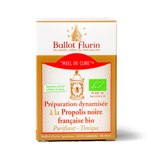 Miel de Cure® à la Propolis noire française bio
