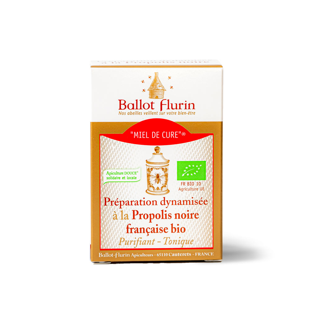 Miel de Cure® à la Propolis noire française bio Ballot-Flurin - 2