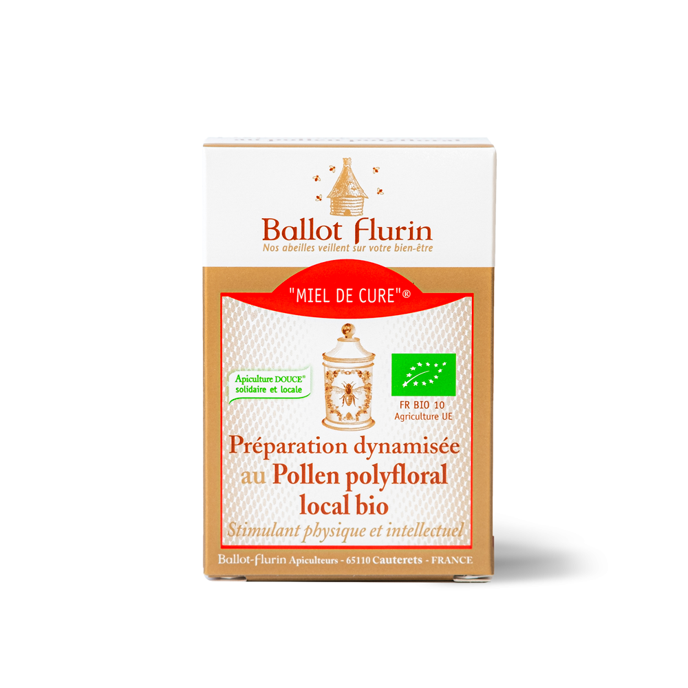 Miel de Cure® au Pollen polyfloral local bio Ballot-Flurin - 2