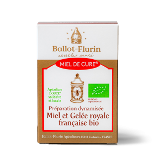 Miel de Cure® à la Gelée Royale française bio Ballot-Flurin - 1