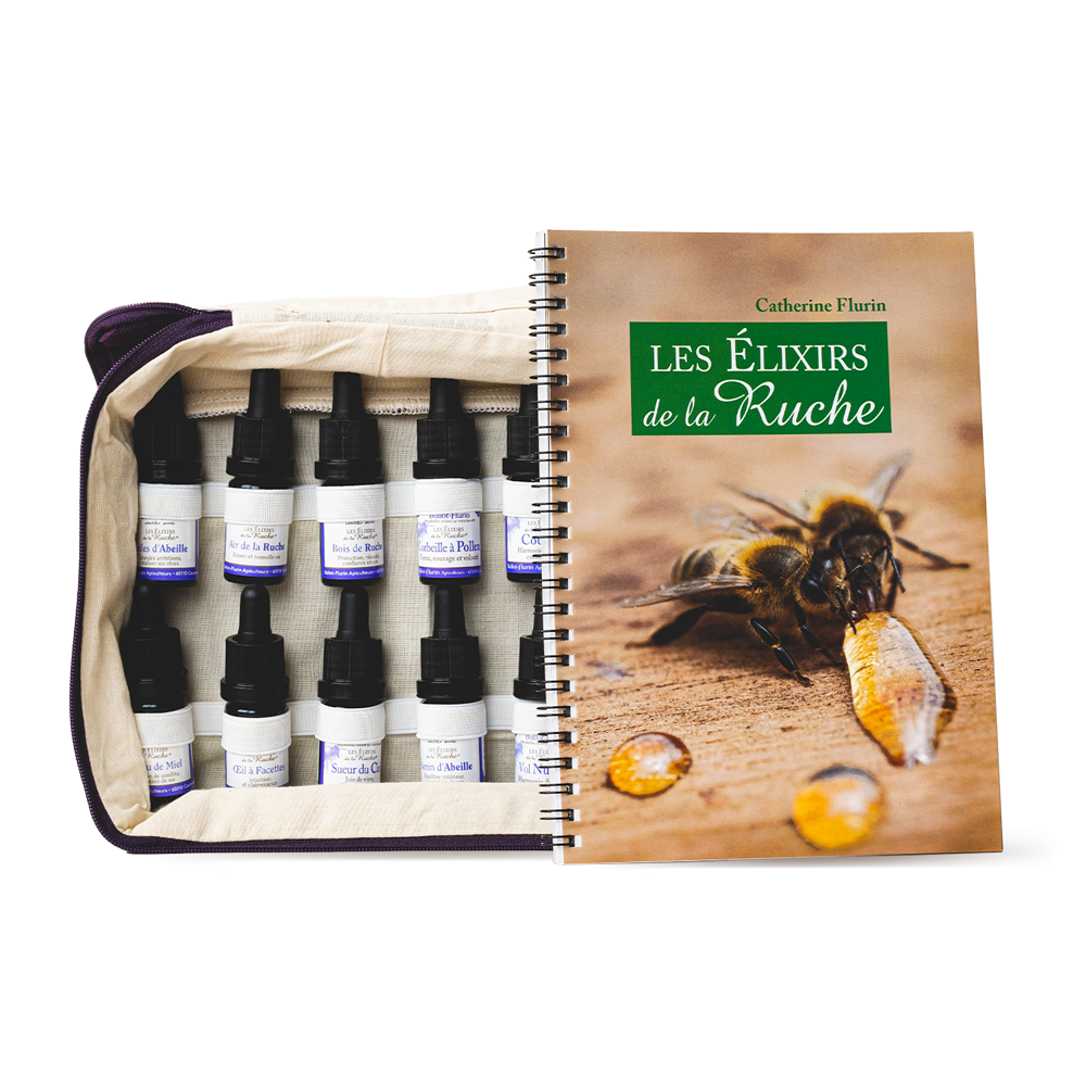 Trousse complète "Les 12 Elixirs de la Ruche et le Livre de formation offert" Ballot-Flurin - 1