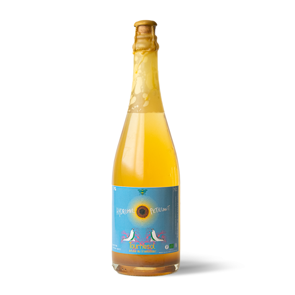 Hydromel BIO effervescent 75cl - Cuvée Tournesol infusé aux