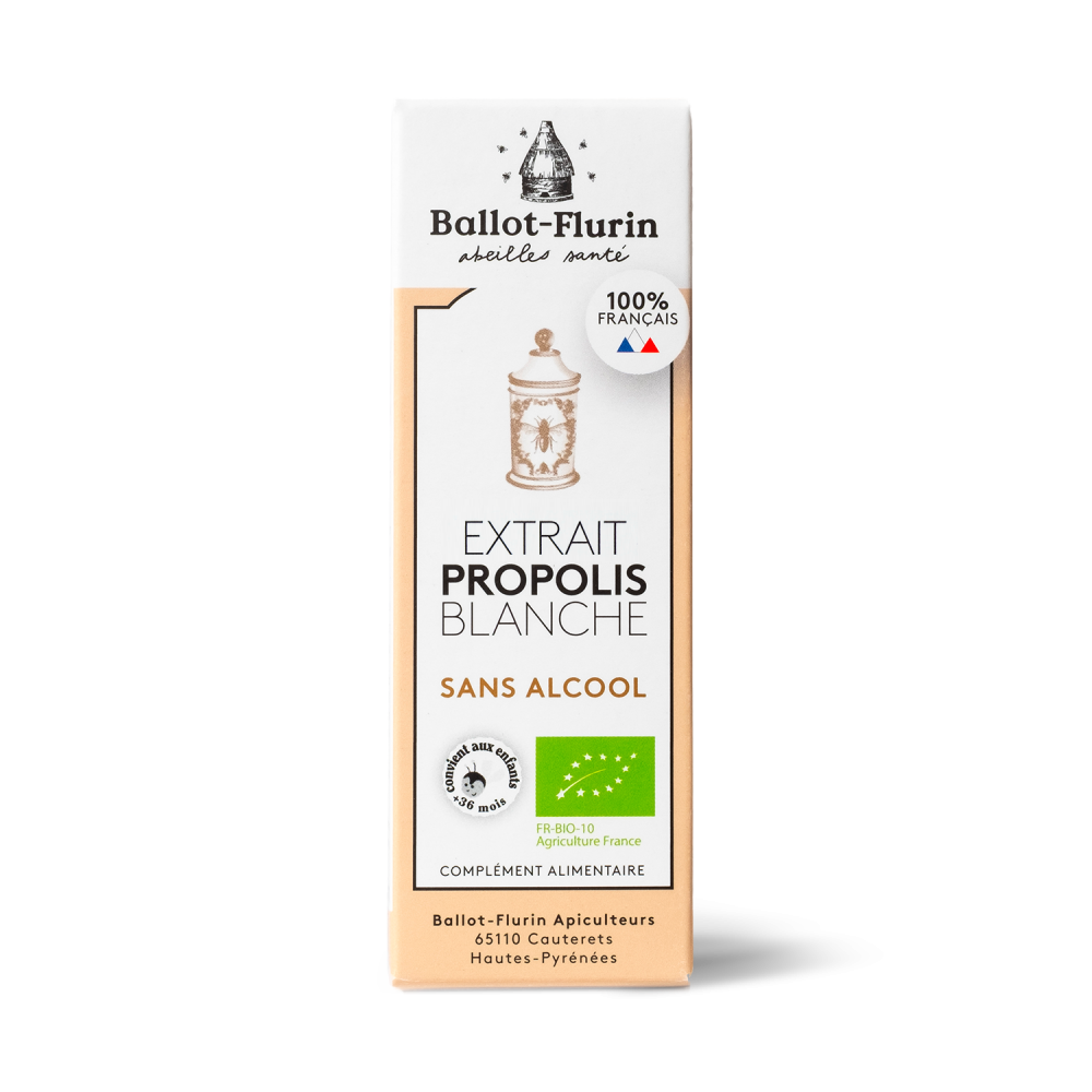 Extrait de Propolis Blanche sans alcool