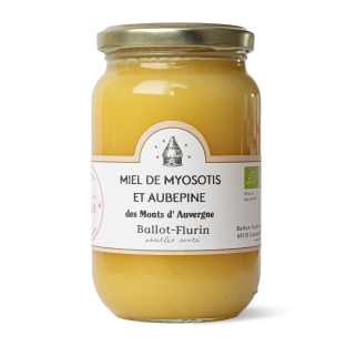 Miel de Myosotis et Aubépine des Monts d'Auvergne