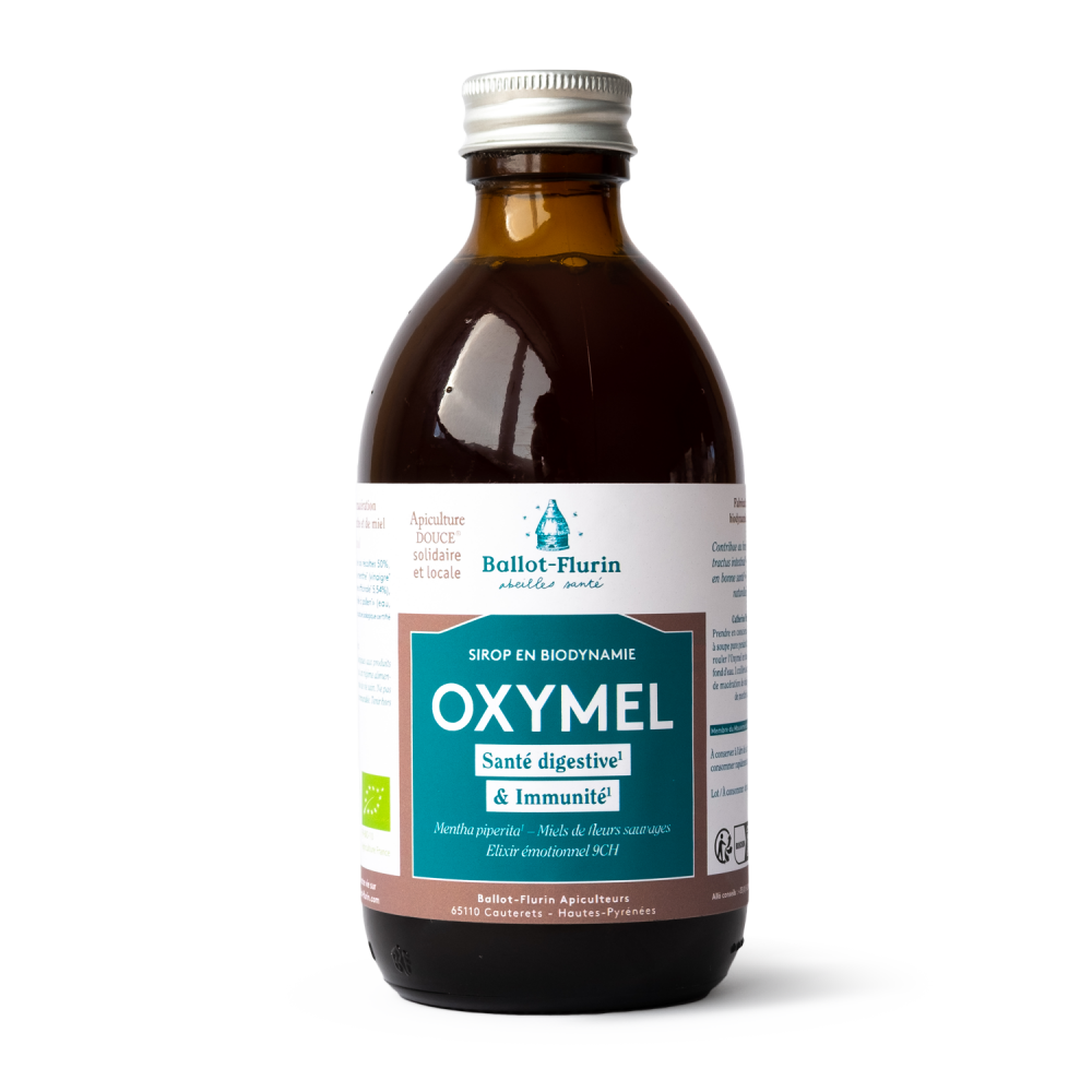 Oxymel - Vinegar, Fresh mint, and Honey Syrup