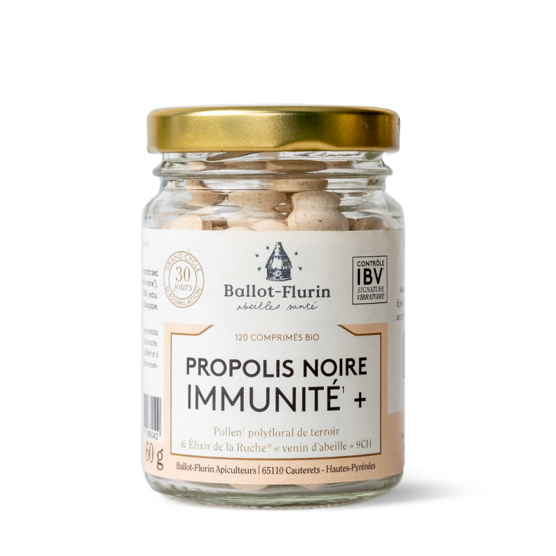 Black Propolis Tablets - Immunity - 100% Organic