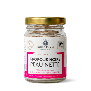 Comprimés Peau Nette à la propolis noire