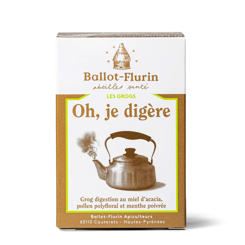 Grog Digestion Ballot-Flurin Oh Je digère pollen et menthe poivrée