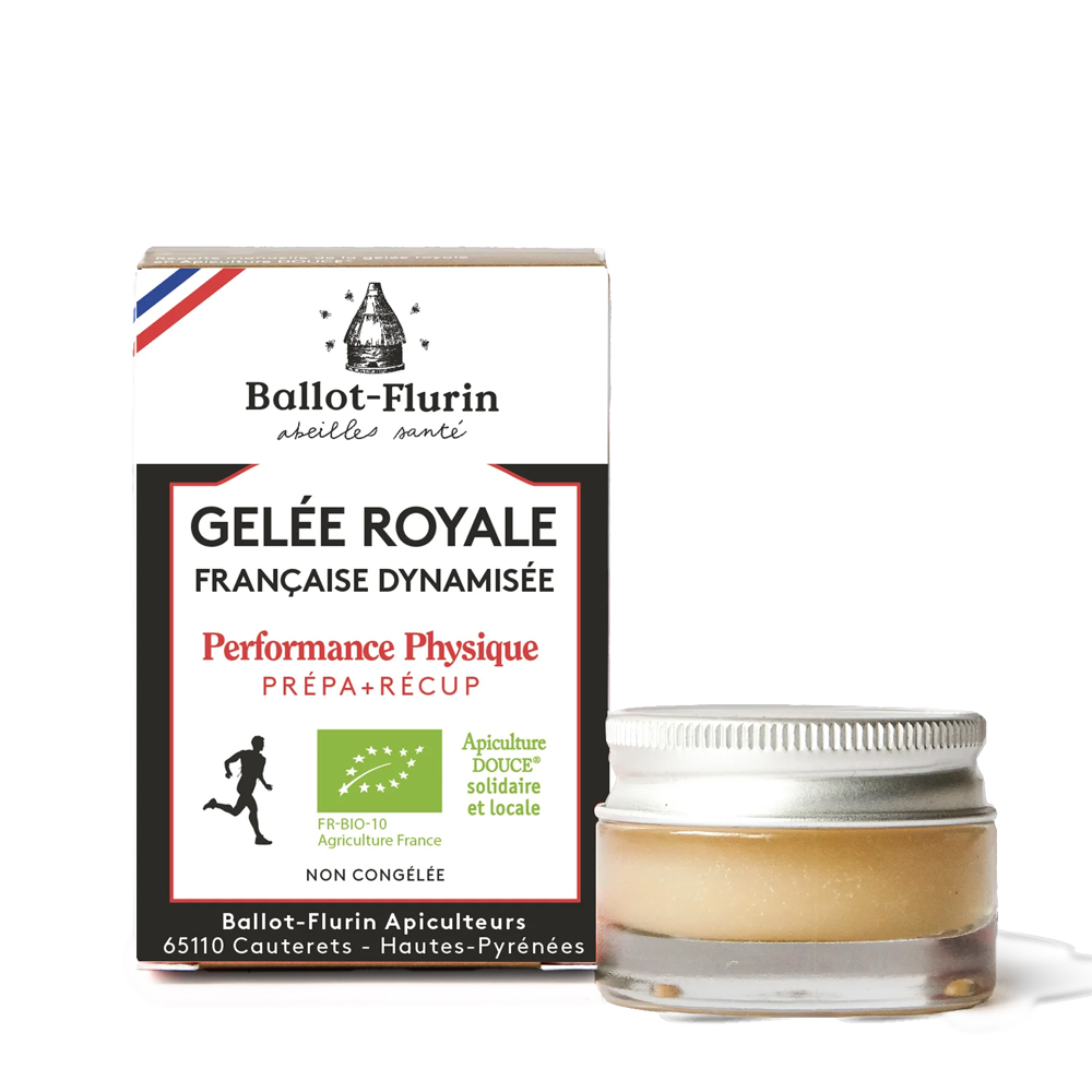 Gelée Royale bio française Performance Physique et Récupération