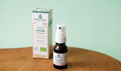 Spray nomade apaisant : alternative sans alcool