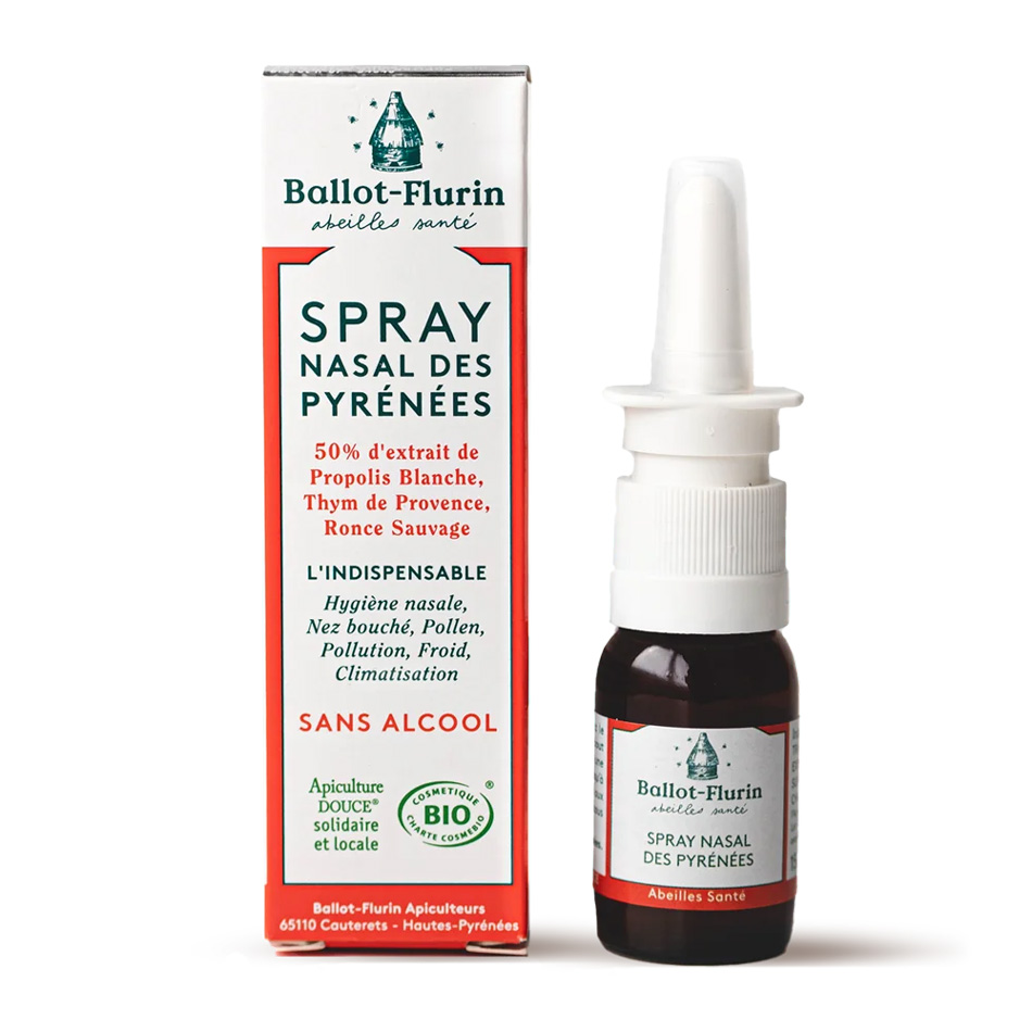 Spray nasal des Pyrénées sans alcool  