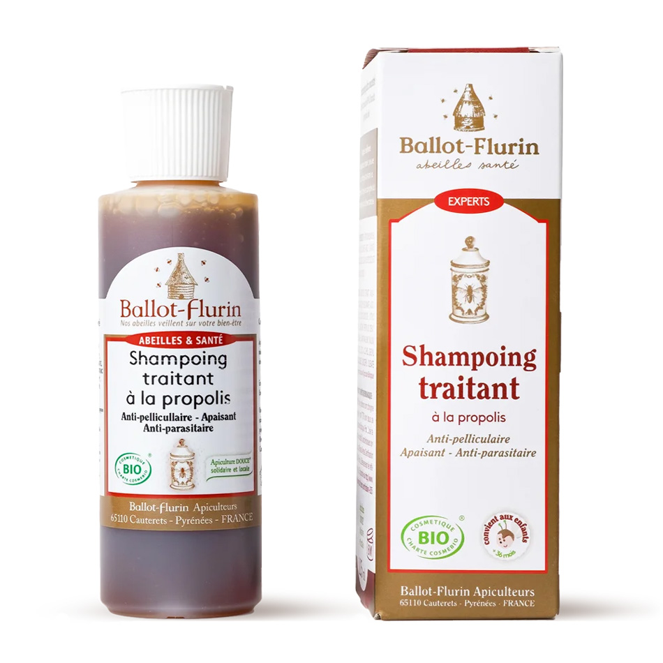 Shampoing Traitant Propolis Noire anti-pelliculaire