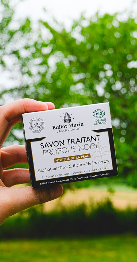 Savon traitant propolis noire